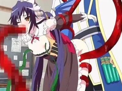 女戦士たちが敵と戦うと、触手で全身をスケベに攻められて、中出しまでされ続けてボテ腹になってしまう！
