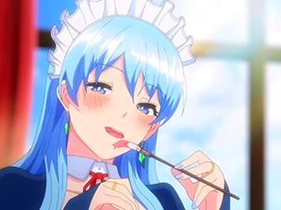 美巨乳でかわいいメイドが、草食系のご主人様をHなテクでたっぷりといじめながら中出しを楽しんで絶頂しまくる！
