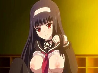 清楚系の巨乳JKが夕方の教室で、男に騎乗位をじっくりと楽しませて、中出しで絶頂させまくる！