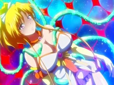 巨乳でかわいい魔法少女が、触手の敵に押さえつけられた状態で、中出しをされ続けてボテ腹に変貌してしまう！