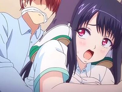 巨乳JKがいじめていた幼馴染の女に罠にはめられて、拘束されながら男に置かれて中出しされてしまう！