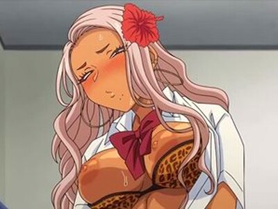 巨乳な黒ギャルが、自分を好みだと言ってくれた地味な男を呼び出して、ヒョウ柄のパンツをずらしてHを楽しませて中出しで果てる！