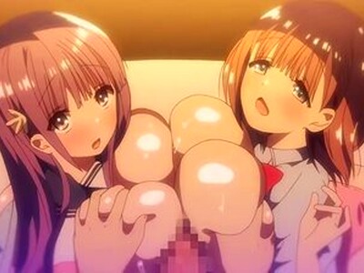 男が母乳が出る爆乳な先輩と、陥没乳首の妹との逆3Pを楽しんで、おっぱいを比較しながら中出しを楽しみまくる！