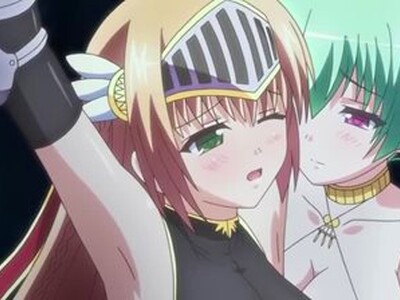 巨乳な姫騎士とドスケベな巨乳エルフが一緒に冒険している男を押し倒して逆3Pを楽しんで中出しで果てる！
