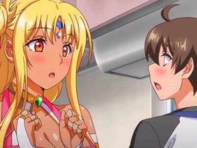 日本に留学に来て、同じ学校に通う男の家に居候している巨乳な王女が、Hなお礼を毎日してあげて中出しを楽しむ！